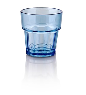 Plastport Kırılmaz Bardak - Mavi 250 ml - 50 Adet (Sedef)