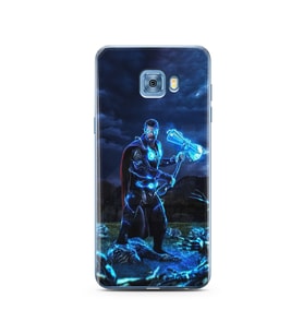 Thor Tasarım Süper Şeffaf Silikon Telefon Kılıfı Samsung C5 Pro  