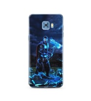 Thor Tasarım Süper Şeffaf Silikon Telefon Kılıfı Samsung C5 Pro  
