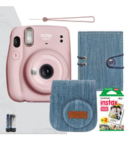 Fujifilm İnstax Mini 11 Fotoğraf Makinesi (pembe set 4 )