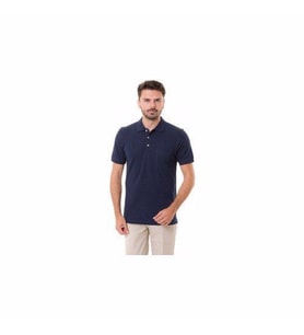 Mervem Lakos T-Shirt Polo Yaka Lacivert