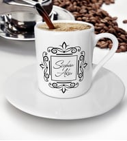 BK Gift Kişiye Özel İsimli Türk Kahvesi Fincanı - 1