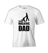 The Walking Dad Beyaz Erkek Tshirt