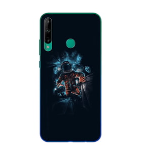 Uzay Boşluğu Tasarım Süper Şeffaf Silikon Telefon Kılıfı Huawei P40 Lite E