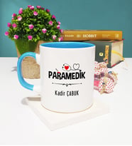 Paramedik Tasarımlı Kişiye Özel Paramedik Kupa Bardak Mavi