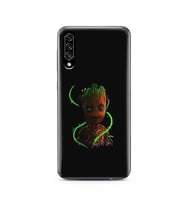 Baby Groot Tasarım Süper Şeffaf Silikon Telefon Kılıfı Samsung A30s
