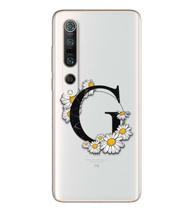Papatya Harf Tasarım Süper Şeffaf Silikon Telefon Kılıfı Xiomai Mi10-pro G-Harfi