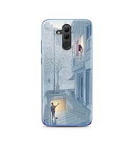 Serenat Tasarımlı Süper Şeffaf Silikon Telefon Kılıfı Huawei Honor 20 Lite