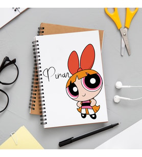 Powerpuff Girls Blossom Defteri Kişiye Özel