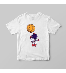 Astronot Uzay Tişörtü (Büyük - Çocuk)