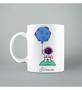 Astronot Kupası Kişiye Özel
