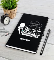 BK Gift Kişiye Özel Babaların Babası Siyah Defter Kalem Seti-3