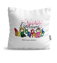 BK Gift Kişiye Özel Anaokulu Öğretmeni  Yastık  4