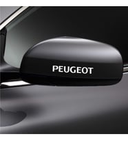 Peugeot 2 Araba Yan Ayna Araç Sticker Yapıştırma 2Adet