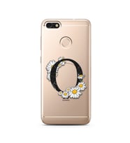 Papatya Harf Tasarım Süper Şeffaf Silikon Telefon Kılıfı Huawei P9 Lite (2017) M