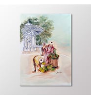 Arty Tablo Zerzevatçı Tablo (Karışık)