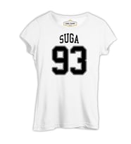 BTS - Suga 93  Beyaz Bayan Tshirt