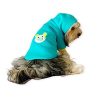 Blue Bear Kapşonlu Köpek  Sweat by Kemique  (Mavi)