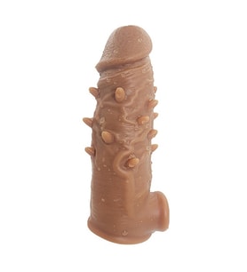 Lilitu Shop 3,5 cm Dolgulu Realistik Penis Kılıfı