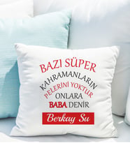 Babalar Günü Yastığı Kişiye Özel