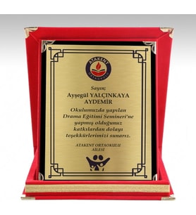 Kaşeciniz Plaket Logolu Plaket