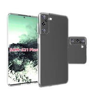 Galaxy S21 Plus Kılıf İnce Esnek Şeffaf Silikon Kılıf (Renksiz)