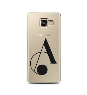 Samsung A3 (2017) Harf Tasarımlı Telefon Kılıfı A-Harfi 