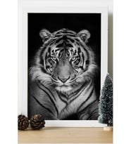 Kaplan Tiger Ahşap 24x33 cm Tasarım Çerçeve