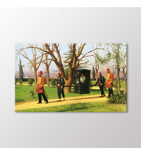 Arty Tablo İngiliz Elçisinin Kızı Tahtırevanda Tablo (Karışık)