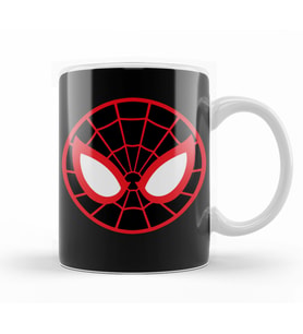 Spider Man Spider Face Kupa Bardak Porselen