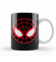 Spider Man Spider Face Kupa Bardak Porselen