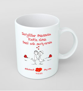 İsme Özel Kişiselleştirilebilir Kupa Bardak