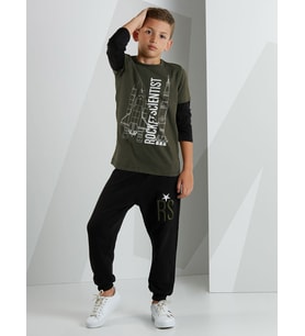 RS Erkek Çocuk Tshirt Pantolon Takım