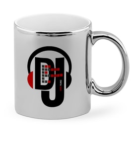BK Gift Kişiye Özel Mesleki Dj Krom Kupa Bardak  1