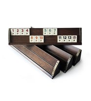 Helena Wood Art VIP El Yapımı Masif Ahşap Okey Takımı
