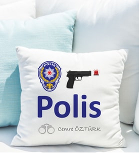 Kişiye Özel Polis Yastığı