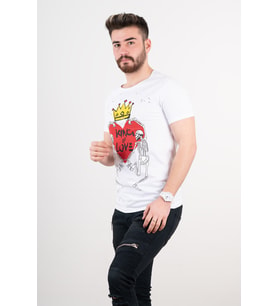 Black Island T-Shirt (Beyaz)