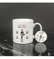 Eğitmen Kupa Bardak ve Anahtarlık Set