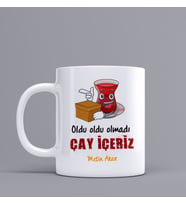 Kişiye Özel Çay Temalı Kupa Bardak SZ47