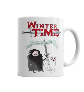 Game Of Thrones Adventure Time Kupa Bardak Porselen