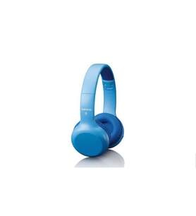 Lenco HPB-110BU Katlanabilir Mikrofonlu Bluetooth Çocuk Kulaklığı Mavi-Sticker Hediyeli