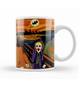 O Grito The Jocker Joker Kupa Bardak Porselen