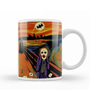 O Grito The Jocker Joker Kupa Bardak Porselen