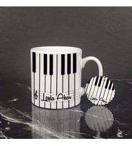 Müzik Öğretmeni Kupa Bardak ve Anahtarlık Set 003