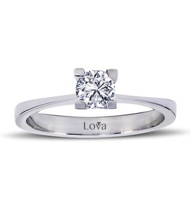Lova F Renk 0,31 Karat Pırlanta Tektaş Yüzük - 1020100