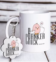 BK Gift Kişiye Özel Mesleki Bankacı Beyaz Kupa ve Anahtarlık Hediye Seti-11 (Model 1)