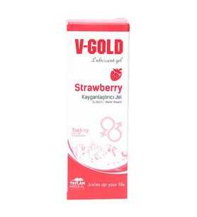 V-Gold Kayganlaştırıcı Jel Çilekli 75 ML