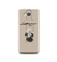 Salıncak Kız Tasarımlı Süper Şeffaf Silikon Telefon Kılıfı General Mobile GM8
