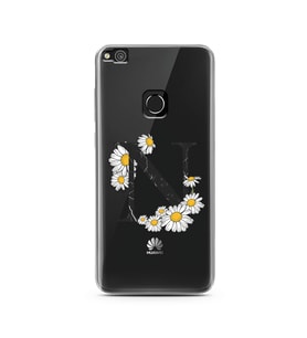 Papatya Harf Tasarım Süper Şeffaf Silikon Telefon Kılıfı Huawei P9 Lite (2017)  