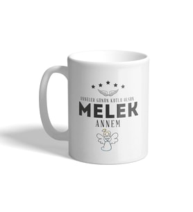 Annelere Özel Tasarım Kupa Bardak (Beyaz)